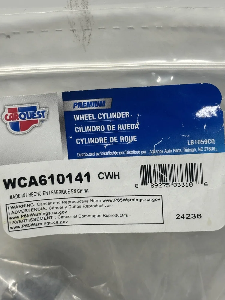 CarQuest WCA610141 Wheel Cylinder - Escape Tribute Mariner - Image 4