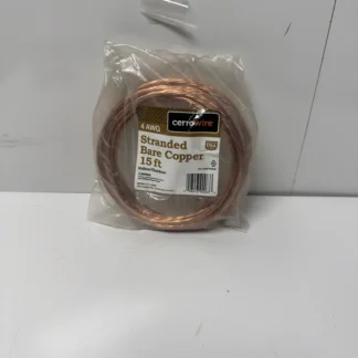 CerroWire 4AWG Stranded Bare Copper Wire 15ft