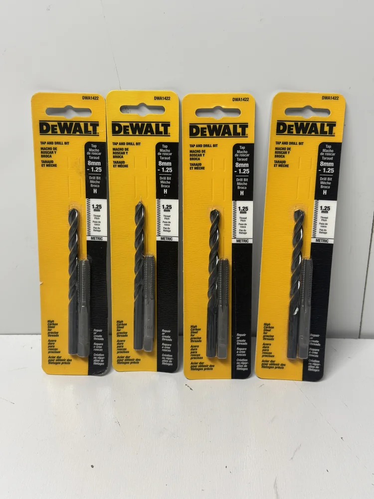 DEWALT DWA1422 Tap and Drill Bit Set