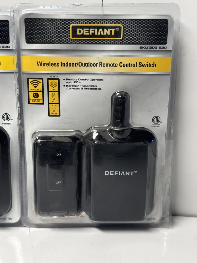 Defiant Wireless Remote Control Switch Indoor/Outdoor 6 Pack - Image 8