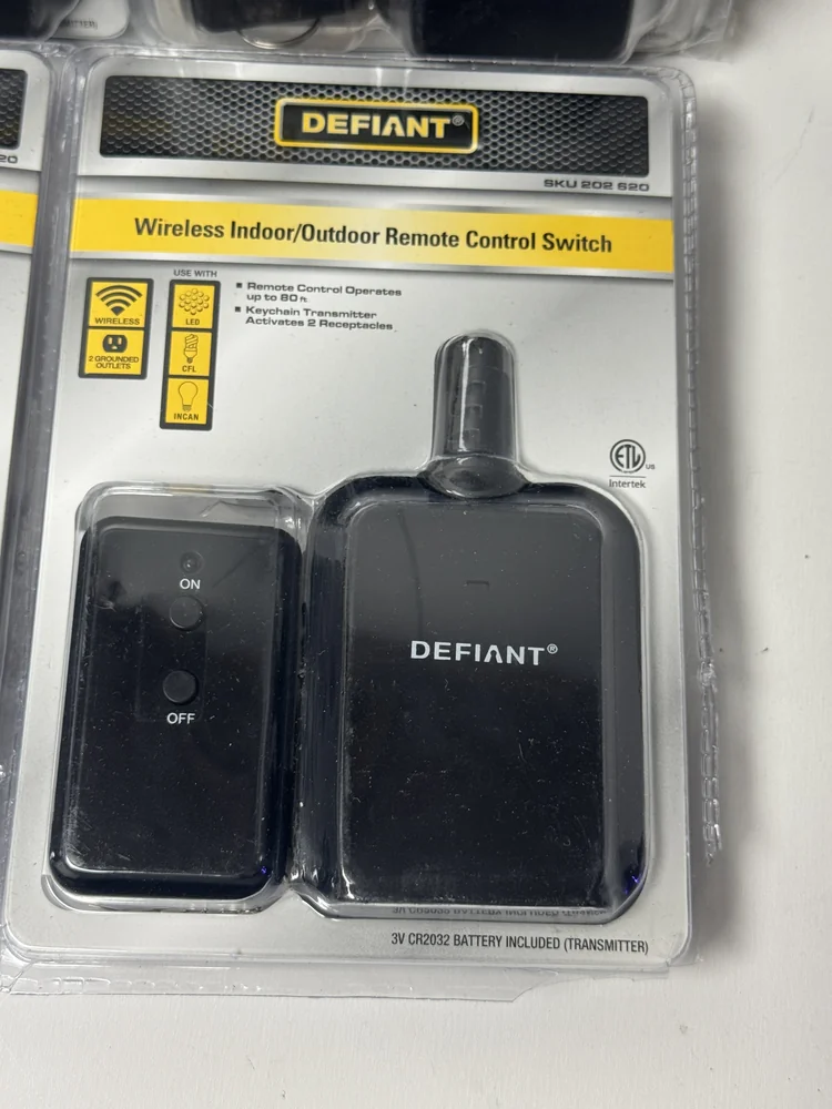 Defiant Wireless Remote Control Switch Indoor/Outdoor 6 Pack - Image 7