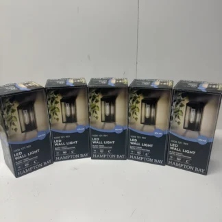 Hampton Bay Solar Wall Lights 5 Pack