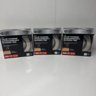 CE LED Color Changing Recessed Trim Light 3 Pack