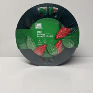Home Accents 100 Red Green Faceted C9