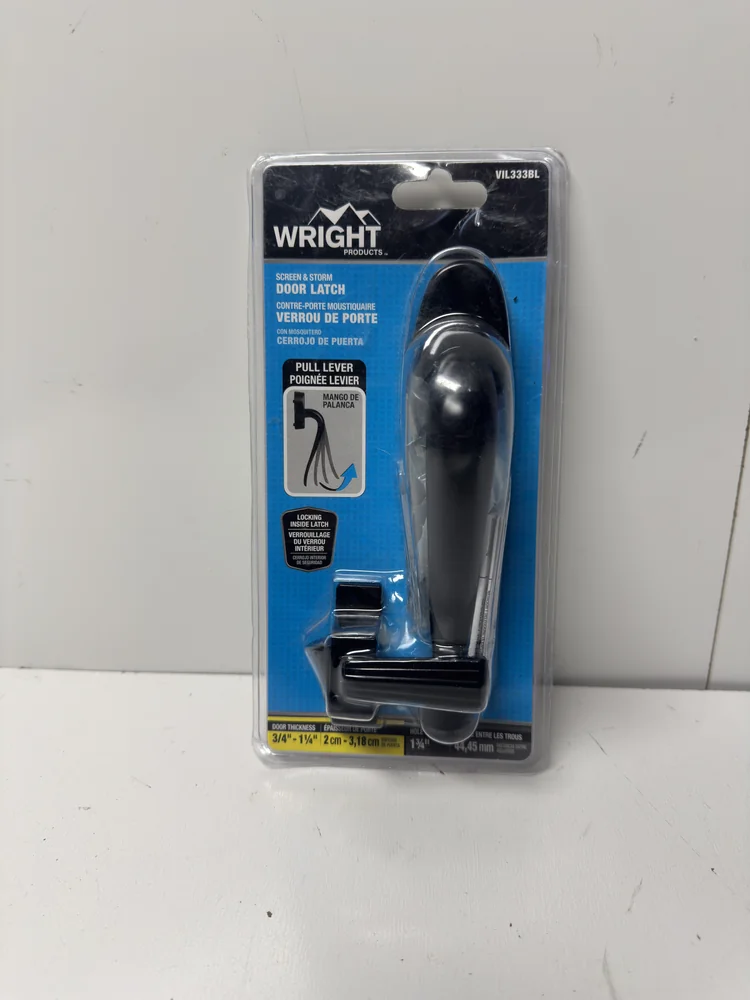Wright Villa Black Storm Door Handleset VIL333BL