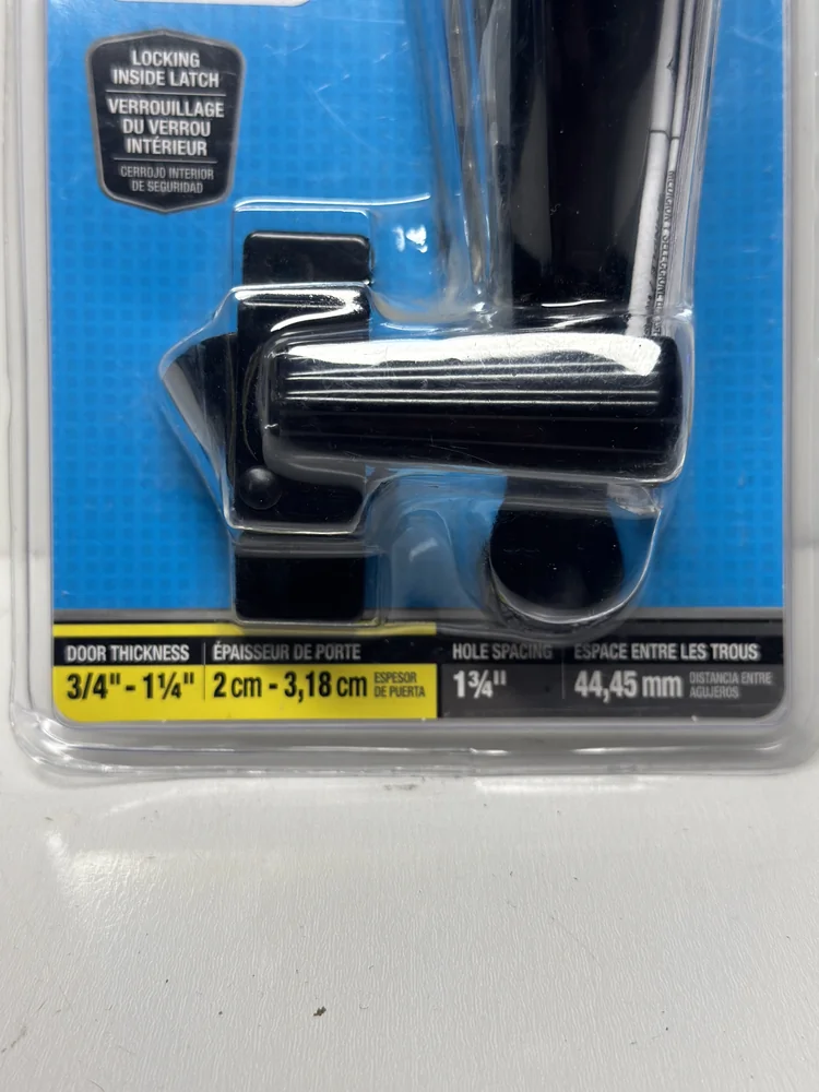 Wright Villa Black Storm Door Handleset VIL333BL - Image 2