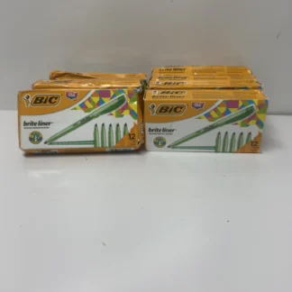 BIC Brite Liner Green 12 Pack - 7 boxes