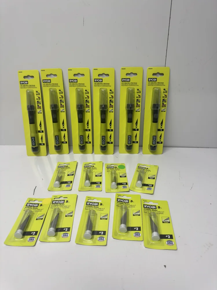 Ryobi Hobby Knife and Blades Bundle - 51 Pc Set