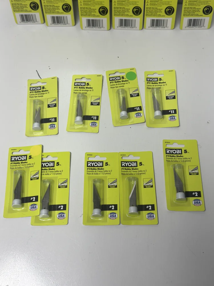 Ryobi Hobby Knife and Blades Bundle - 51 Pc Set - Image 9