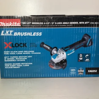 Makita XAG25Z 18V LXT Brushless 4-1/2" / 5" X-LOCK Angle Grinder - Tool Only