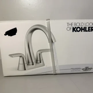 Kohler Avail R33047-4D-BN 4" Centerset 2-Handle Bathroom Sink Faucet - Brushed Nickel