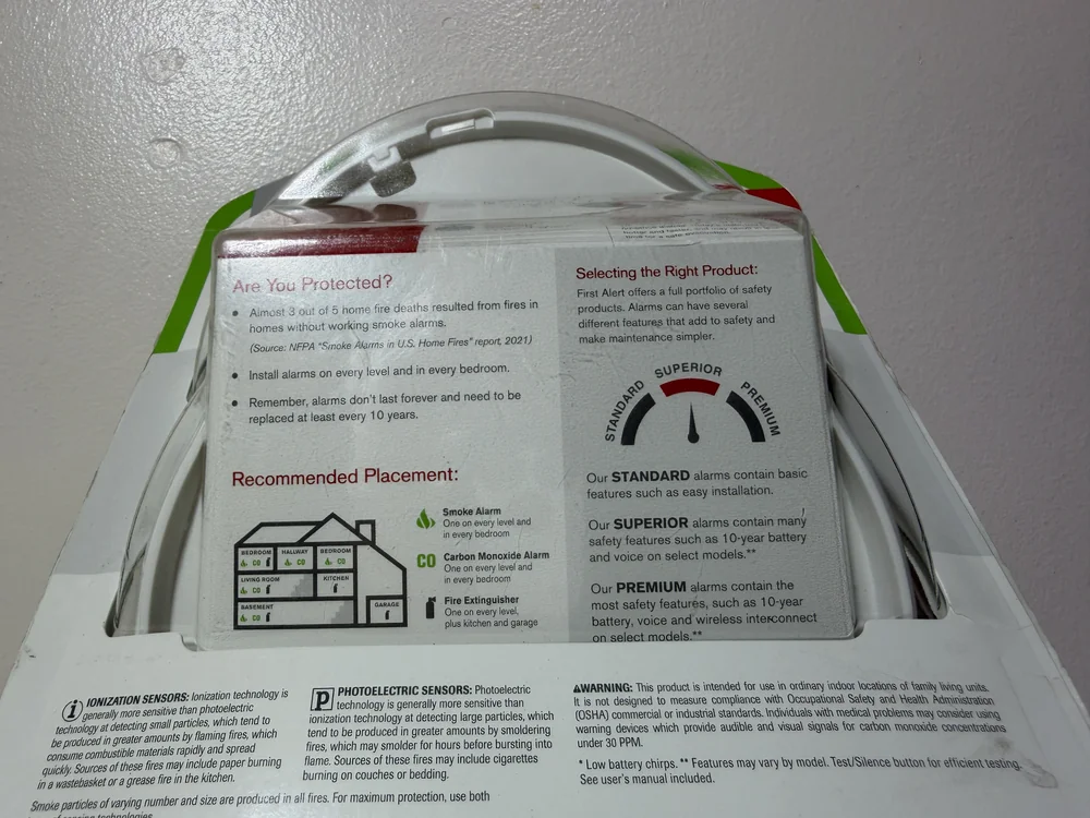 2-Pack First Alert 1048447 10-Year Smoke & CO Detectors - Image 3