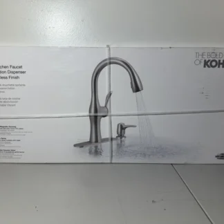 KOHLER Alma R45350-SD-VS Vibrant Stainless Pull-Down Kitchen Faucet