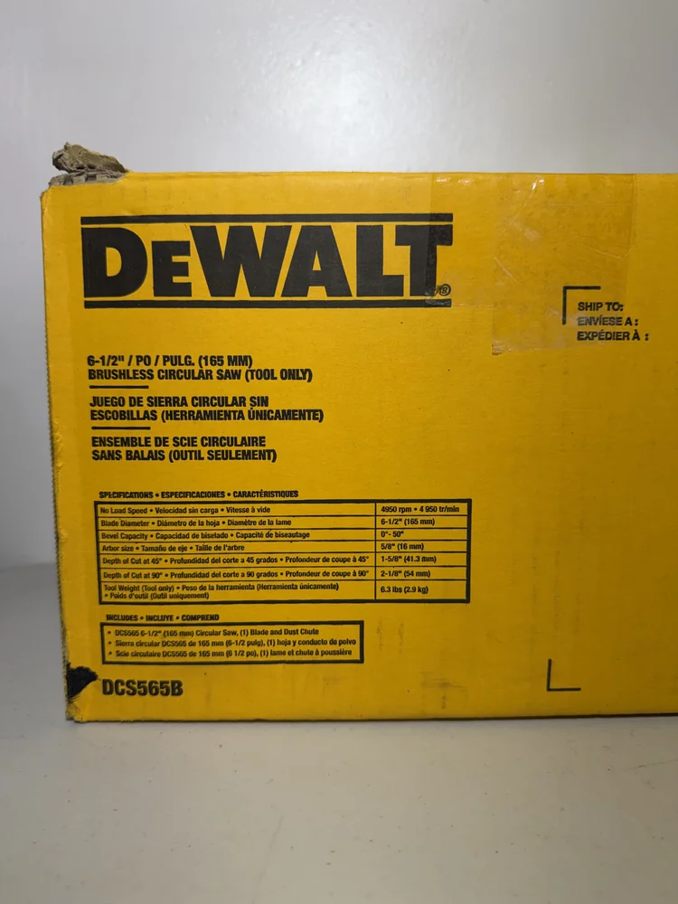 DEWALT DCS565B 20V MAX 6-1/2" Brushless Cordless Circular Saw - Image 23